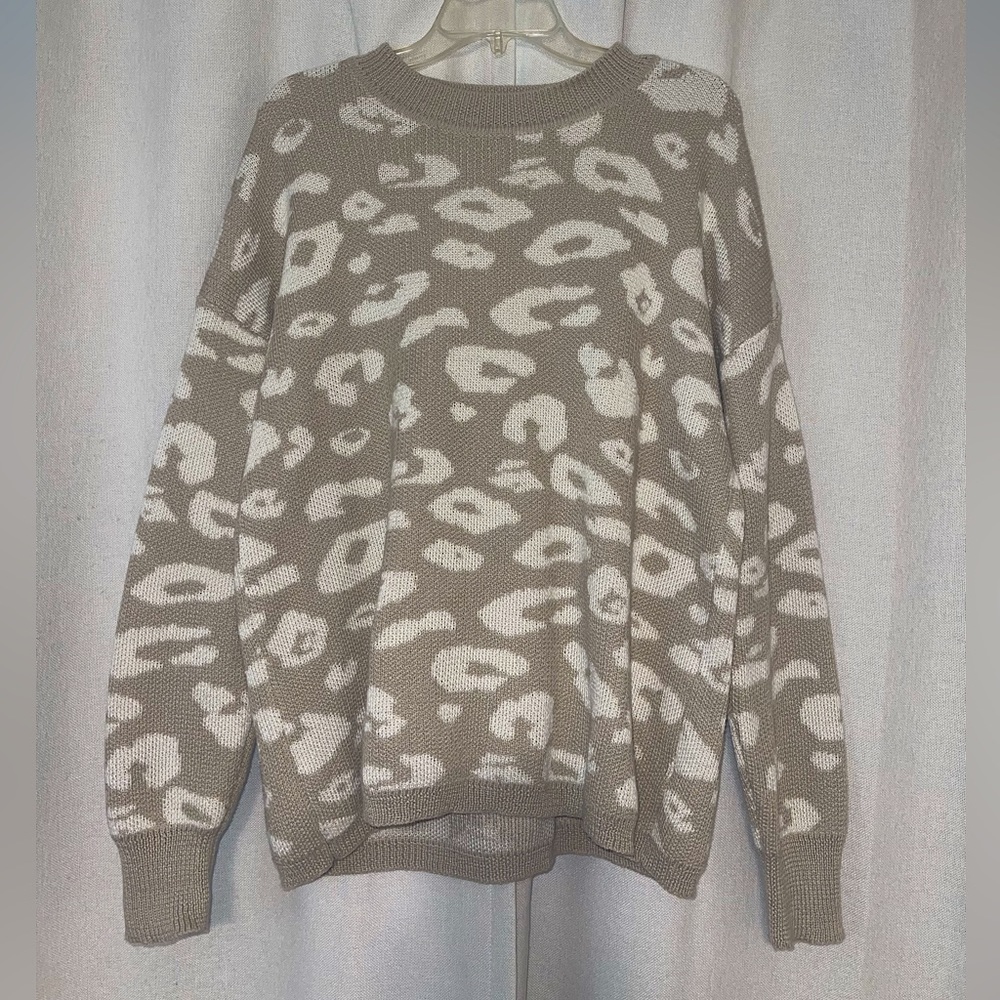 Leopard Print Sweater